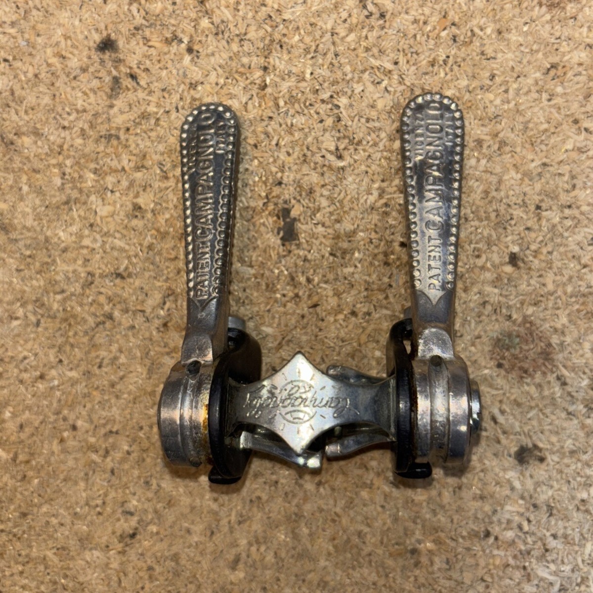 Campagnolo Downtube Shifters Nuovo Record Vintage Road Bike Race Italy  Eroica