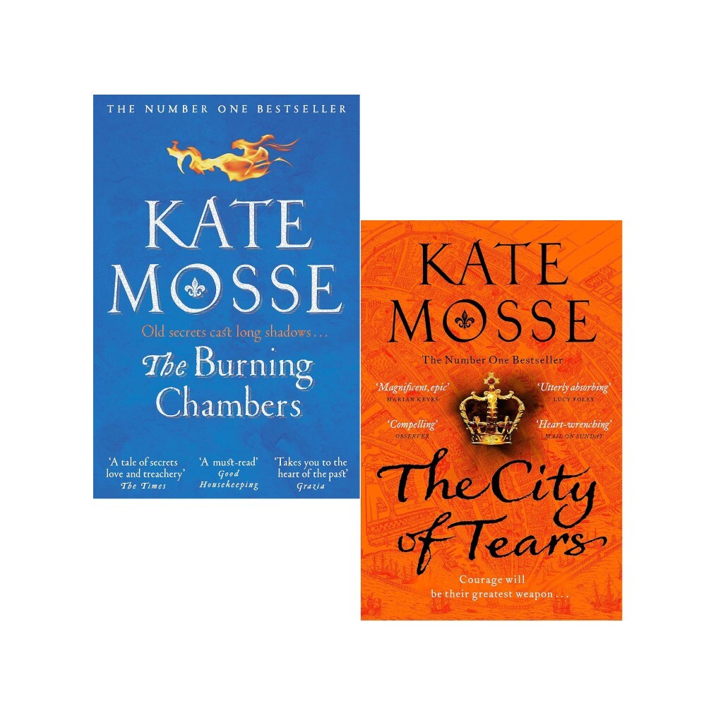 Kate Mosse 2 Books Collection Set The Burning Chambers,The City of Tears NEW