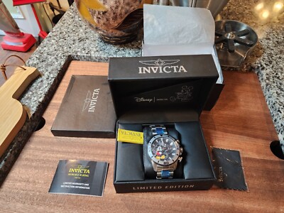 NEW RARE Invicta Limited Edition Disney Mickey Mouse Men s Watch 48.5mm #27361