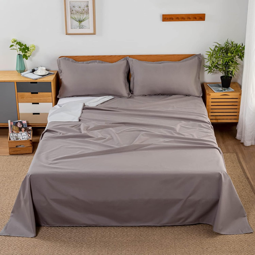 Waterproof Bed Sheet Flat Sheets Lightweight, Mattress Protector Sheet for Bed C - Picture 11 of 12