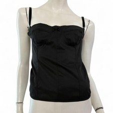 DENNY ROSE Top corpetto nero Tg M