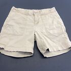 Lee Shorts Women's Size 8 Médium Pockets Straight Fit Beige Cotton Pre ...