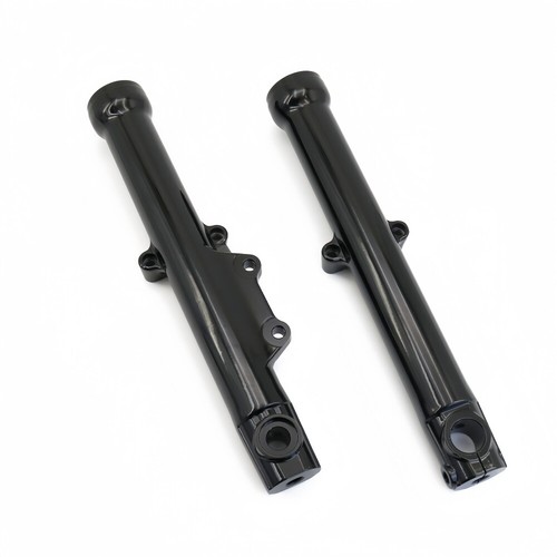 1 Pair Lower Fork Sliders Black For Harley Sportster XL1200T XL883L 2014-2020 - Picture 3 of 8
