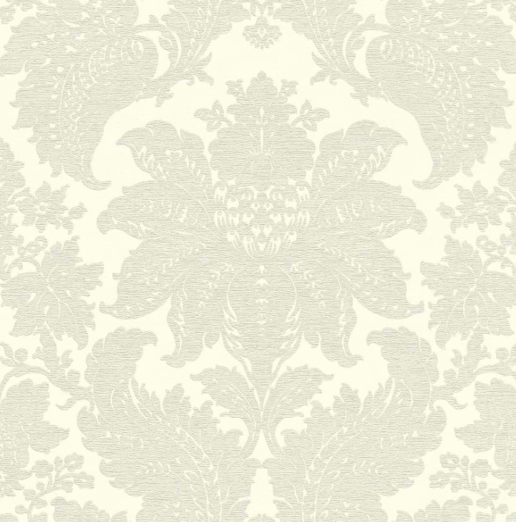 Rasch Wallpaper Trianon XII 532715 Silver Baroque