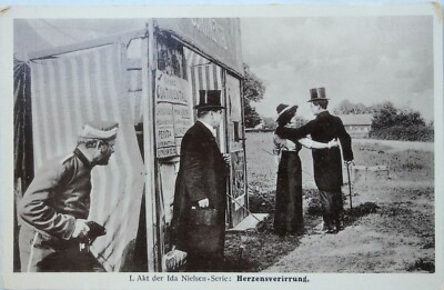 33009 Photo Postcard Nude of Ida Nielsen Series Aberration of Heart Theatre Art Film 