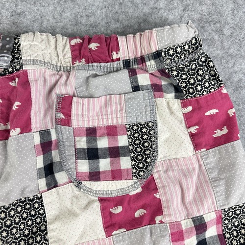 Aerie Patchwork Pajama Pants Womens Medium Pink Gray Lounge Pull On Y2K Skater* - Picture 10 of 18