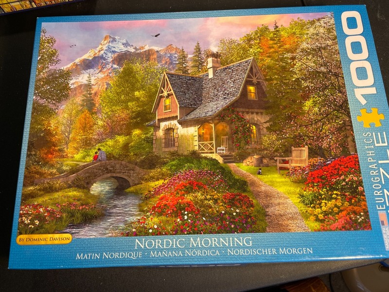 1000 piece Eurographics Jigsaw Puzzle- complete!