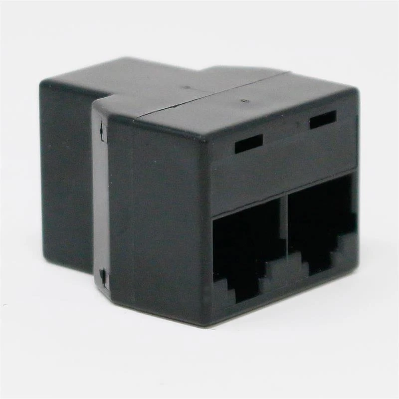 RJ45 Y Adapter Splitter Netzwerk Verteiler Cat5 Cat6 Stecker Lan Kabel, Doppler - Bild 4 von 4