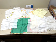 Vintage Lot of Womens Hankies Assorted Size Style Design Floral Embroidery B3