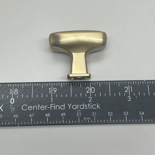 BERENSON (22 PK) Subtle Surge Modern Brushed Gold Knob 1240-1MDB-P - Picture 5 of 8