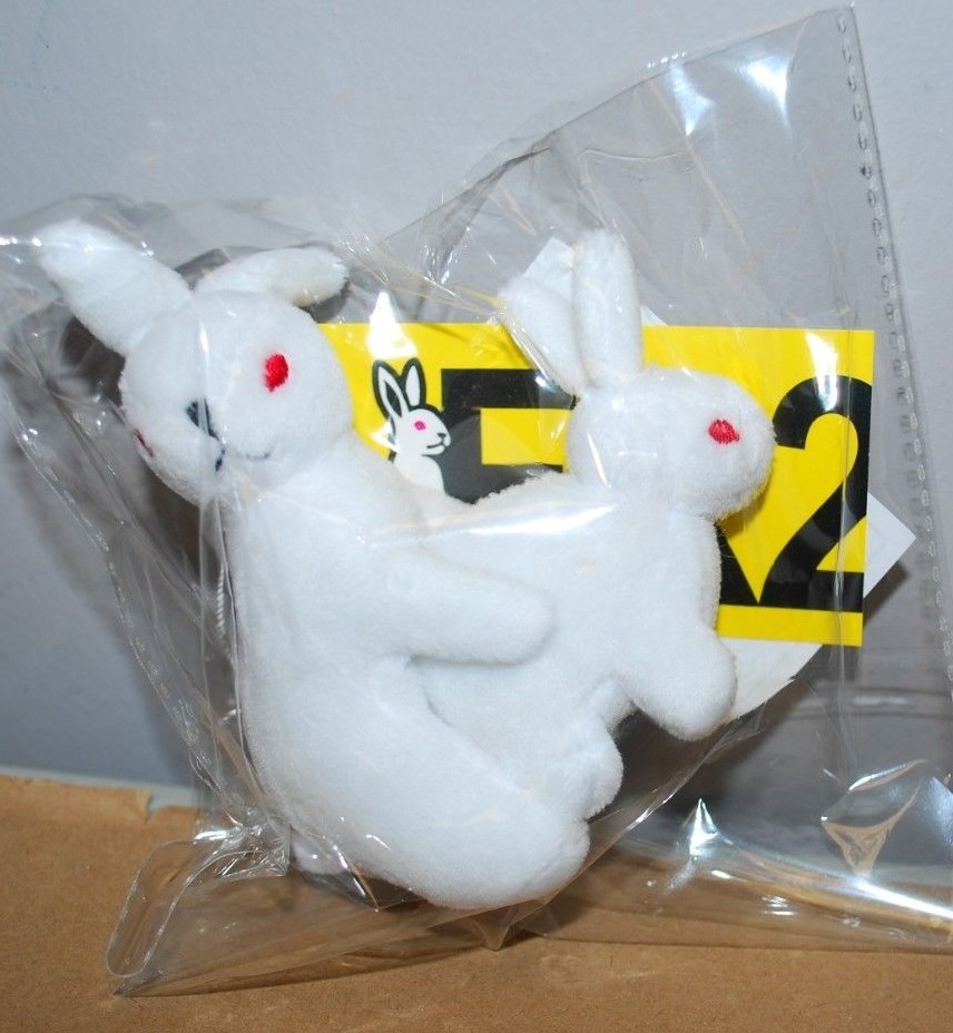 FR2 Fxxing Rabbits Collection - Plush Doll #FR2 Mascot - White | eBay