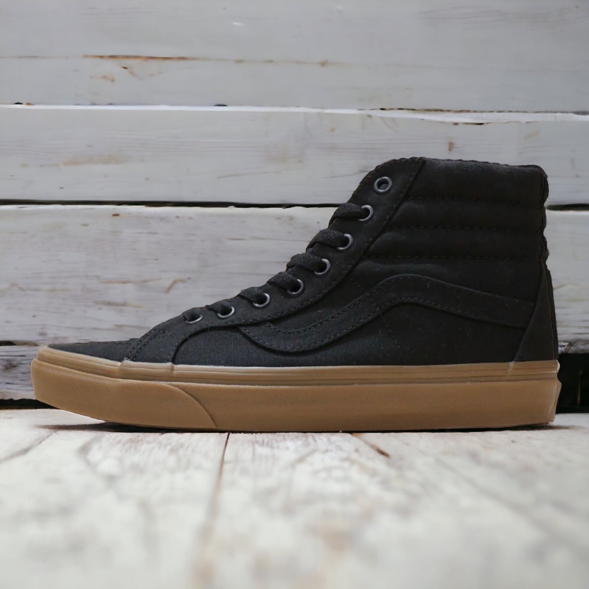 Vans SK8-HI Reissue Canvas Gum Men's Athletic Sneakers Skate Vans SK8-HI Reissue Canvas Gum Men's Athletic Sneakers Skate