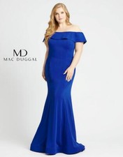 Mac Duggal 66812F Off The Shoulder -Size 14W Plus Size ( LK# 165 A)