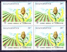 Rwanda 1982 MNH Blk, World Food Day, Sorghum broomcorn