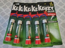5 Packs Krazy Glue Instant strong Glue crazy fast Tube All Purpose 0.07 oz USA