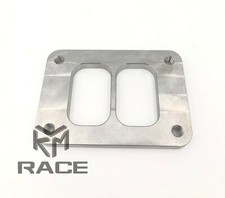 Klm T6 Divided Turbo Flange Threaded 12 1018 Steel Klm T6 Divided Turbo Flange Threaded 12 1018 Steel