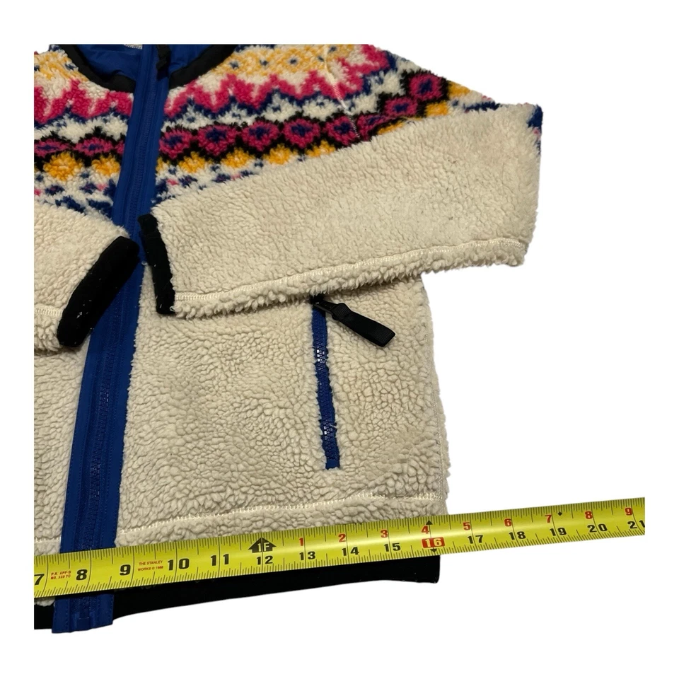 Polo Ralph Lauren Women's Sherpa Fleece Ski Jacket XS Multicolor Fair Isle - Image 4 of 4