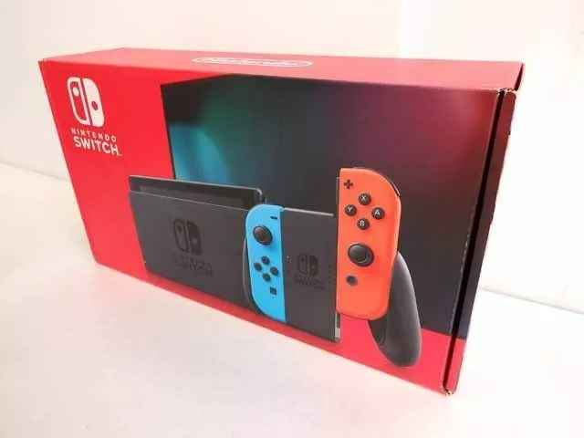 Nintendo Switch 32GB Console Neon Gray model Used Excellent eBay