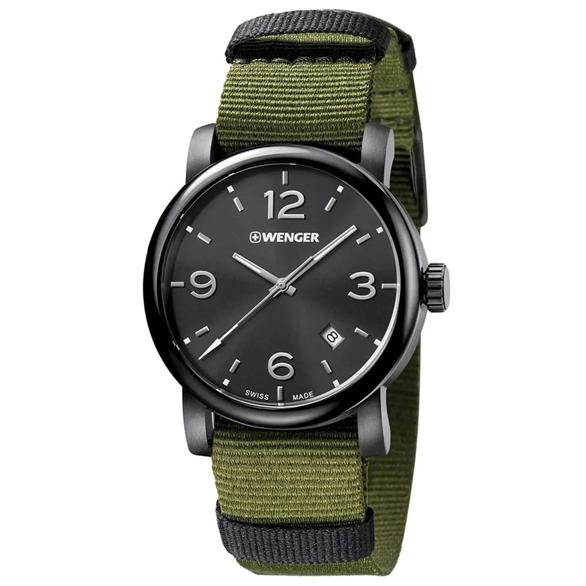 Wenger Urban Metropolitan 41mm Steel Black Dial Quartz Men s Watch