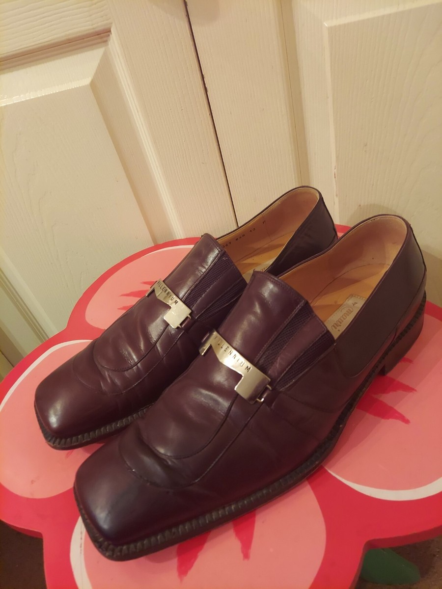 ボクシング MAURI ITALIAN SHOES 12-45 size LEATHER Millennium Mauri Men's Leather Shoes. 12 M.Made In Italy