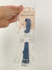 Wild One Dog Collar Size Medium Blue