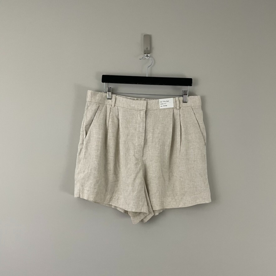 Abercrombie Fitch Sloane Tailored Ultra High Rise Shorts Womens