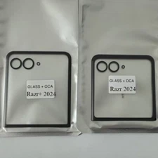 Front Panel Outer Screen Glass Lens With OCA For Motorola Razr 2024 Razr+ 2024