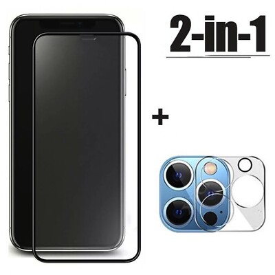 Panzerfolie Matt für Display und Kamera Linse Schutzglas für Apple iPhone 11