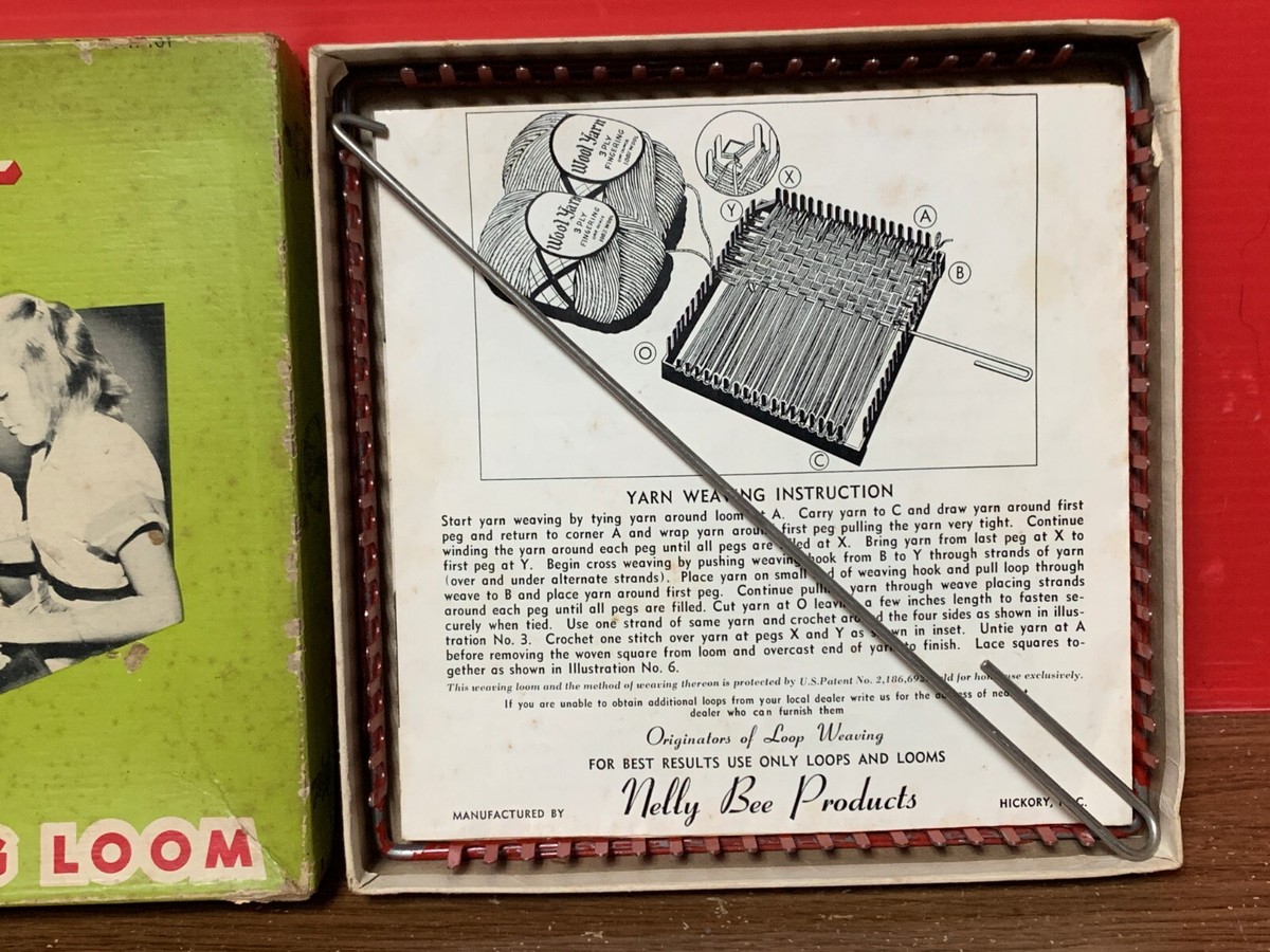 Vintage Loop Craft Weaving Loom By Nelly Bee Products Vintage Loop Craft Weaving Loom By Nelly Bee Products