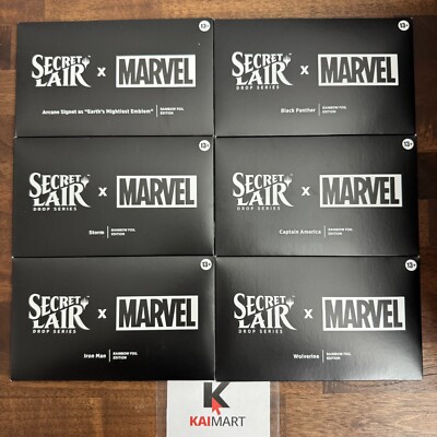 Secret Lair x Marvel The Astonishing FOIL Bundle + Arcane Signet Promo FREE SHIP
