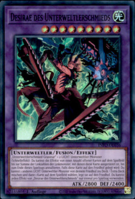 Yugioh Desirae des Unterweltlerschmieds INFO-DE036 Super Rare