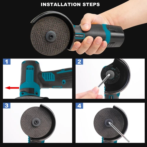 2 Batterien 12V Akku Winkelschleifer Trennschleifer Schleifmaschine Flex DE - Bild 11 von 16