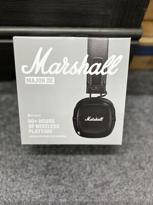 Marshall Major IV Wireless On-Ear Headset - Black