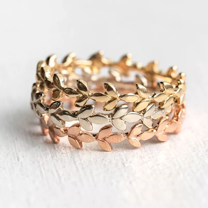 Cute rose clearance gold rings