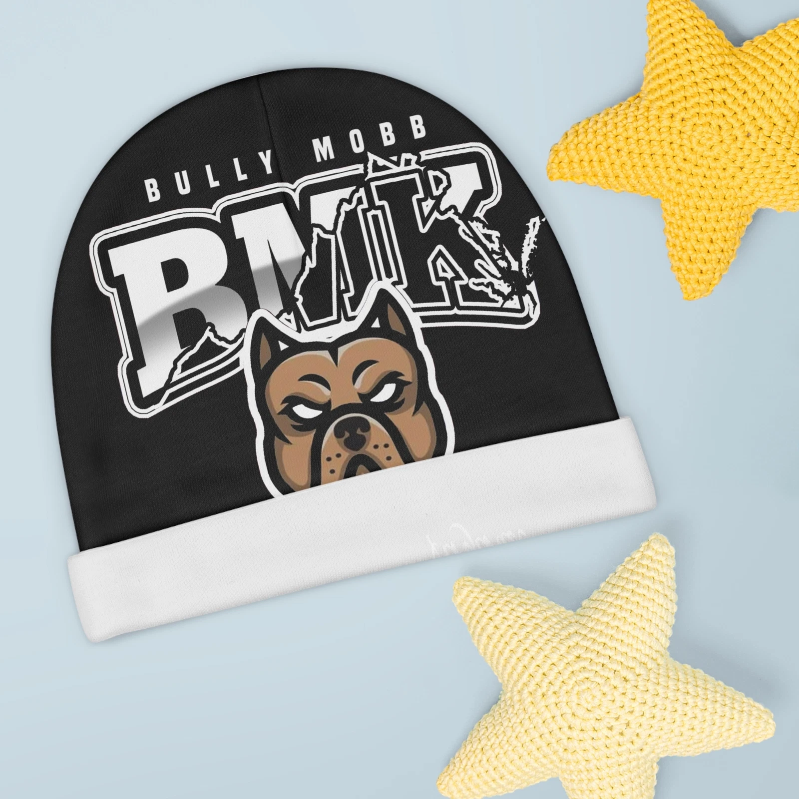 Bully Mobb Baby Beanie (AOP)