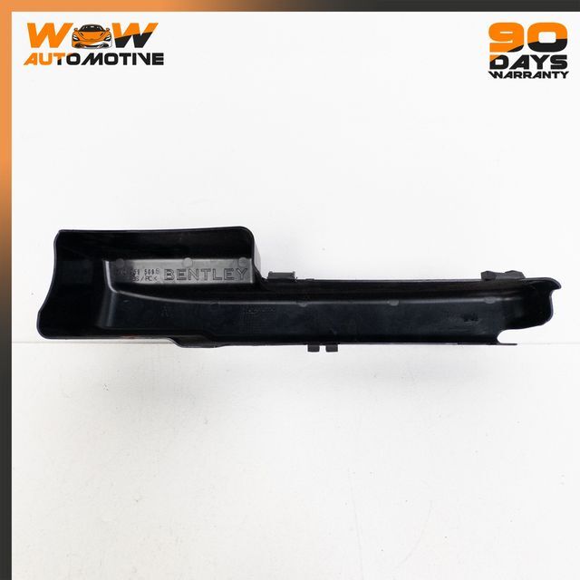 04-13 BENTLEY CONTINENTAL GT FRONT LEFT RIGHT SEAT COVER TRIM BLACK SET OEM