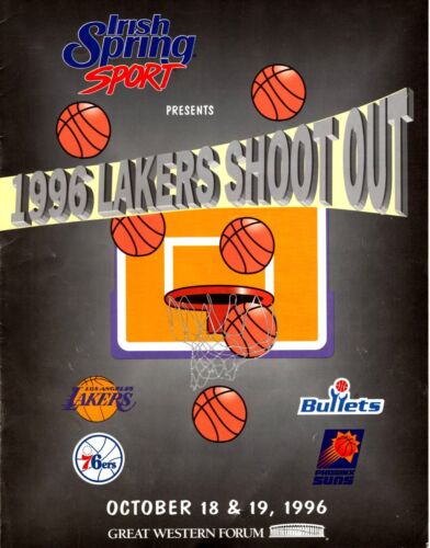 1996 Los Angeles Lakers Kobe Bryant Western Forum Home Debut Program - Picture 1 of 9