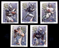 1995 Dallas Cowboys Sticker Set EMMITT SMITH TROY AIKMAN MICHAEL IRVIN JOHNSTON