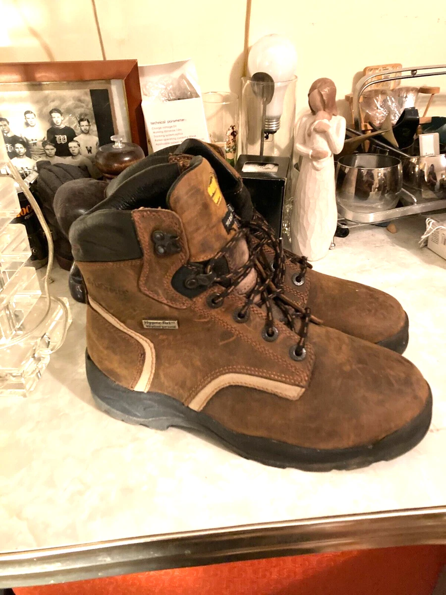 Lacrosse Quad Comfort Work Boots size 7 mens Hyper Dri waterproof
