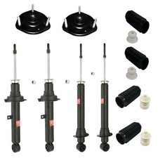 Kyb Suspension Struts Shocks With Mount Bellows Kit For Lexus Is300 01-03 L6 Kyb Suspension Struts Shocks With Mount Bellows Kit For Lexus Is300 01-03 L6