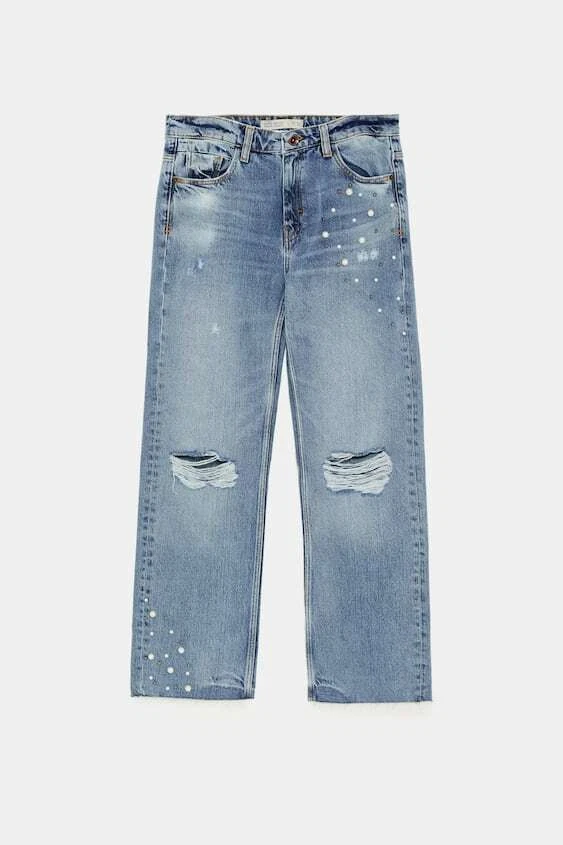 Pearl boyfriend jeans sales
