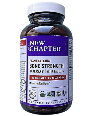 New Chapter Bone Strength Take Care Tiny Tabs - 180 Tablets Exp 02/2027