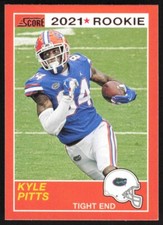 2021 Panini Chronicles Draft Picks Score Retro Bronze Kyle Pitts RC #75 Florida