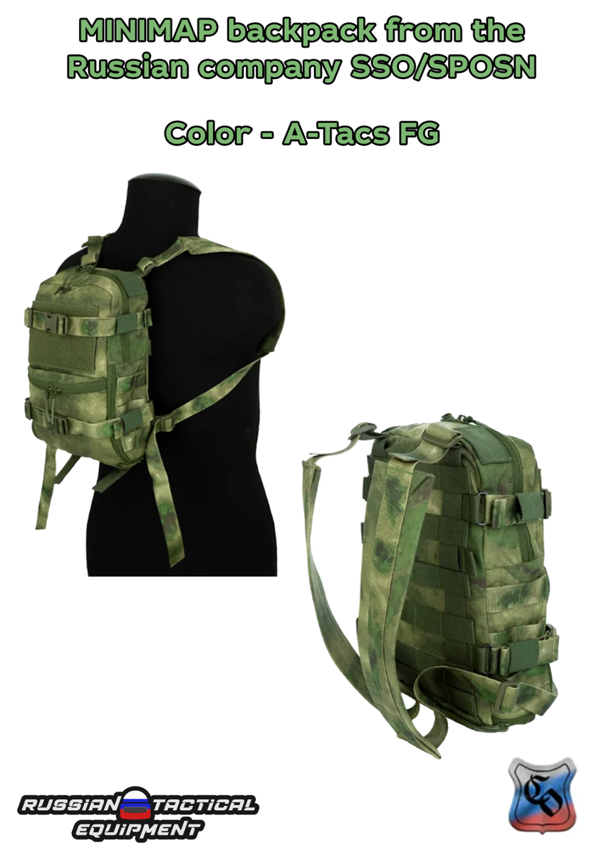 MINIMAP backpack from the Russian company SSO/SPOSN | eBay