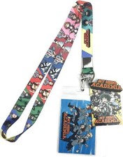  NEW My Hero Academia: Class 1-A Lanyard w/ ID Holder and PVC Logo Charm