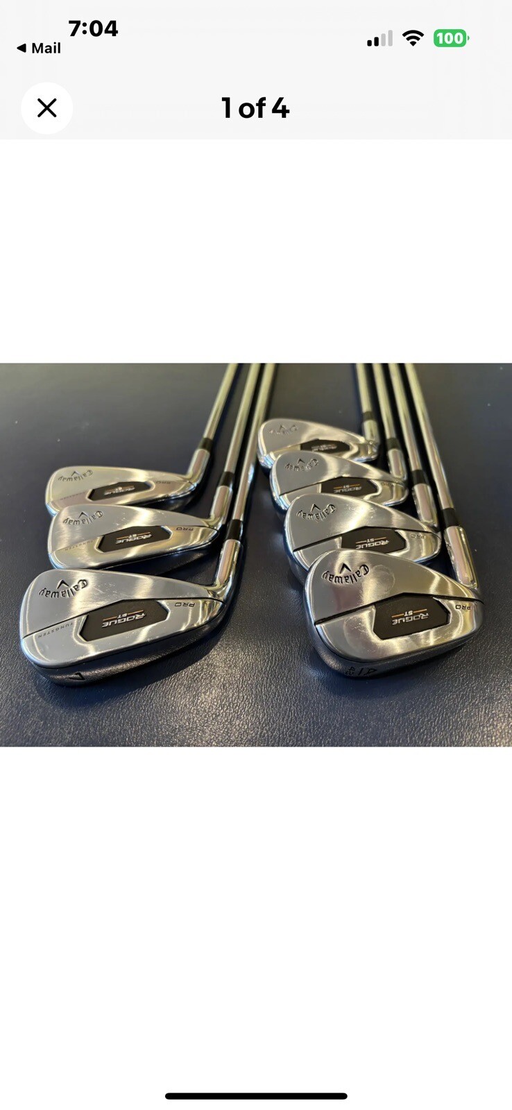 golf iron set used left handed eBay