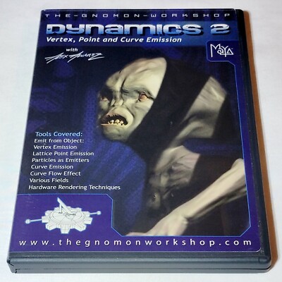 Dynamics 2 Vertex, Point And Curve Emission DVD REGION FREE (MAYA)