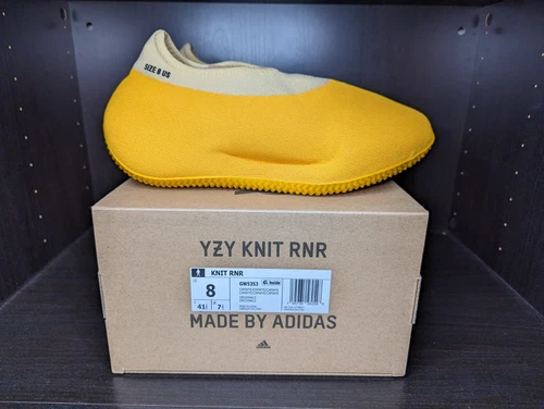 Adidas Yeezy Knit RNR Sulfur Men's Size 8 (New With Box)