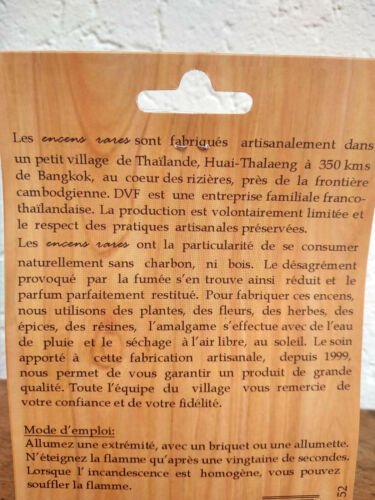 Encens rare Terre brulée de Pegu: convivial, ingrédients naturels équitable n°4 - Imagen 2 de 3