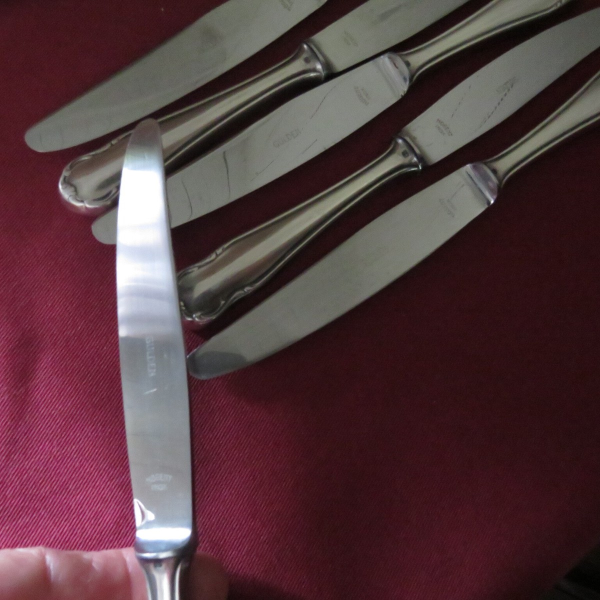 ENSEMBLE DE 6 couteaux de table Métal argenté Gulden EUR 45,00 - FR